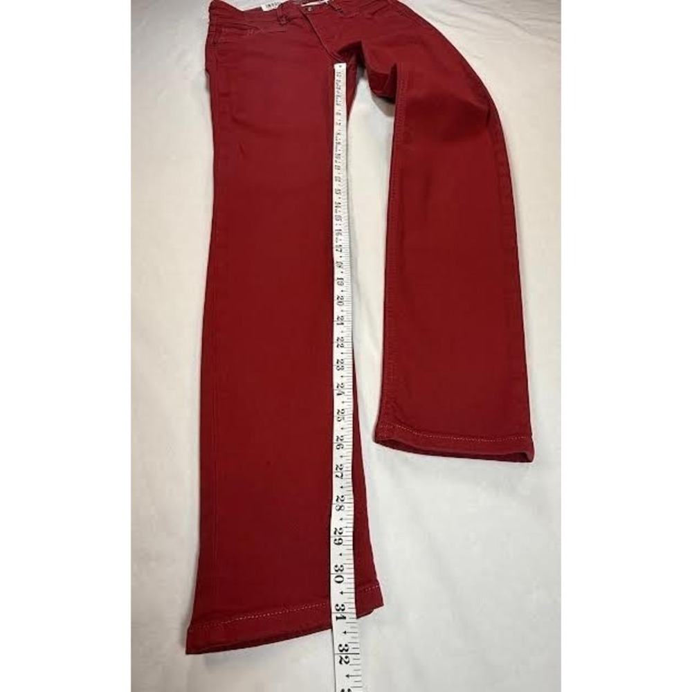 MAC Rich Jeans Womens 28x31 Red Straight Fit Slim Leg Stretch Casual NWT - Picture 6 of 11